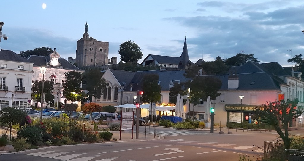 The central area of the French town of Montbazon